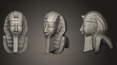 Egyptian statues and reliefs (STKE_0016) 3D model for CNC machine